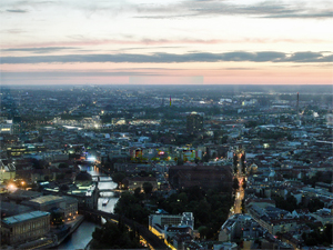 Aussicht auf Berlin vom Fernsehturm (Bild: Der Weg)